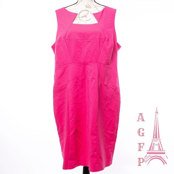 hot pink dress size 18